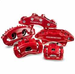 Power Stop S1381 Red Powder-Coated Performance Caliper